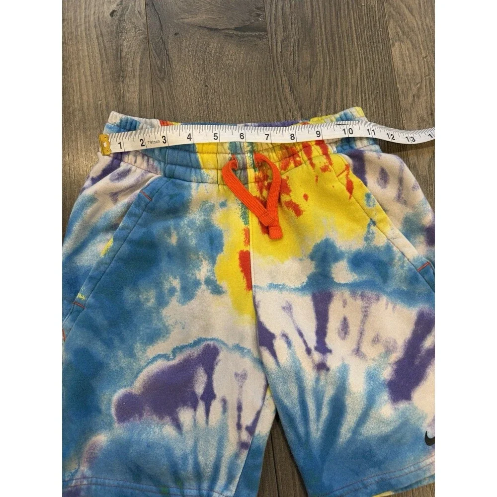 Boys Nike Tie Dye Fleece Shorts Size Small